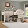 Twin Low Loft Rustic Light Grey by Donco