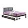 Twin Louver Bed With Trundle Bed Antique Grey by Donco