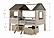Full House Low Loft Rustic Sand/Rustic Grey by Donco