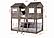 T/T Tower Bunkbed Rustic Dirty White by Donco