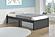 Twin Bed Dark Grey by Donco