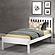 Twin Contempo Bed White by Donco