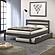 Full Econo Bed With Trundle Bed Dark Grey Finish by Donco
