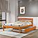 Full Econo Bed With Trundle Bed Honey Finish by Donco