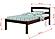 Twin Econo Bed Cappuccino by Donco