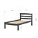 Twin Econo Bed Dark Grey by Donco