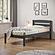Twin Econo Bed Dark Grey by Donco