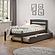 Twin Econo Bed With Trundle Bed Dark Grey Finish by Donco