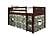 Circles Low Loft Cappuccino w/Camo Tent Kit by Donco