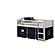 Twin Louver Low Loft White w/Blue Tent by Donco