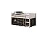 Twin Louver Low Loft White w/Camo Tent by Donco