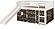 Twin Louver Low Loft White w/Camo Tent & Slide by Donco