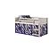 Twin Louver Low Loft White w/Zebra Tent by Donco