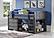 Louver Low Loft (Configuration 2) Antique Grey by Donco