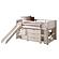 Twin Louver Low Loft w/Slide In White Finish Group A by Donco