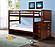 Mission Stairway Bunkbed Cappuccino by Donco