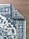 Dahlia Ivory/Blue Medallion Area Rug by KAS Rugs