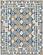 Dahlia Blue Mosaic Area Rug by KAS Rugs