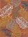 Dahlia Blue/Rust Palms Area Rug by KAS Rugs