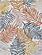 Dahlia Blue/Rust Palms Area Rug by KAS Rugs