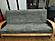 Dalton Charcoal Velvet Futon Cover by Prestige