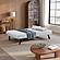 Serta&reg; Darcy Convertible Futon in Ivory by Lifestyle