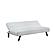 Serta&reg; Darcy Convertible Futon in Ivory by Lifestyle
