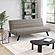 Serta&reg; Darcy Convertible Futon in Taupe by Lifestyle