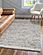 Darcy Ivory Charcoal Area Rug by KAS Rugs