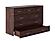 Deerfield Murphy Bed (Chest Bed) Burnt Amber by Atlantic
