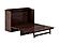 Deerfield Murphy Bed (Chest Bed) Burnt Amber by Atlantic