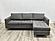 Dino Reversible Sectional Sofa Dark Gray  by Prestige Furnishings