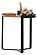 Orlando - Side Coffee Table - Light Brown by Enza Home