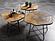 Woody - Side Table Large - Dark Walnut by Enza Home