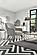 Maison - Armchair - 20501 Black White by Enza Home