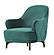 Navona - Armchair - 10202 Green by Enza Home