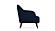 Marlena - Armchair - 11710 Navy Blue by Enza Home