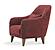 Fiore - Armchair - 2026 - K1 - 20106 Red by Enza Home