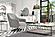 Maison - Swivel Armchair - 20501 Black White by Enza Home