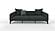 Maison - 3 Seater Sofa - 12401 Black by Enza Home