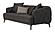 Navona - 3 Seater Sofa Bed - 11501 Dark Brown by Enza Home