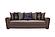 Brera - 3 Seater Sofa Bed - 11003 Brown Blue by Enza Home