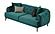Navona - 2.5 Seater Sofa - 10202 Green by Enza Home
