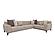 Netha - Corner Sofa Bed - Right Hand Facing - 10911 Cream by Enza Home