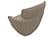 Sirona - Armchair w/Headrest - 11505 Dark Taupe by Enza Home