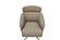 Sirona - Armchair w/Headrest - 11505 Dark Taupe by Enza Home
