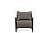 Linz - Armchair - Metal - 22406 Gray by Enza Home