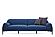 Swan - 3 Seater Sofa - 15601 Turquoise by Enza Home