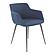 Ronda Arm Chair Blue (Set of 2) by Moe's Home Collection