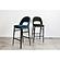 Roger Counter Stool Teal Velvet by Moe's Home Collection
